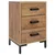 Vidaxl vidaXL Nočne omarice, komplet 2, 40x30x55 cm, masiven borov les