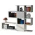 Hanah Home Polica 120x109x19,5cm Bela