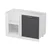 Hanah Home kuhinjski element Minar 7972, 120 cm, beli / antracit