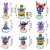 YuMe Toys Stitch - Cosbi Figurines Stitch On Holiday Series Blind Box ( 078920 )