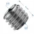 shumee Navojna matica, redukcijski adapter, baker s 3/8 na 1/4, 8 mm