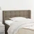 vidaXL vidaXL Vzglavje z ušesi taupe 83x16x78/88 cm blago, (20953295)