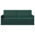 vidaXL 3-sedna sofa Temno zelena 190 x 81 x 82 cm Blago