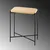 Hanah Home Klub sto 40x56x26cm Crno-Bež