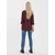 VERO MODA Bluza VMBUMPY  vinsko rdeča