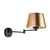 Zidna lampa GLORY 1xE27/15W/230V zlatna/crna