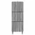 Ormar s ladicama Siva sonoma 33 x 34,5 x 92 cm