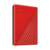 WD prenosni zunanji trdi disk My Passport 2TB (USB 3.0 (2.0), Backup, Security, Drive Utilities), rdeč