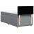 Vidaxl Box spring postelja z vzmetnico svetlo siva 80x200 cm blago