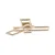 JUST LIGHT. 14733-60 - LED plafonska svetiljka GLITRA LED/35W/230V zlatna
