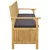 Klupa za pohranu 2 -Seater 148 x 63 x 84 cm Pravokutni