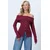 Trend Alacati Stili Ženska bluza Alc-X14527, Bordo