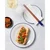 Bel desertni porcelanast krožnik o 20 cm Basic White – BonBistro