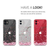 Prozoren ovitek z oblikovanjem češnjev cvet za Apple iPhone 11 - roza