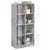 Visoka komoda s vratima 68x37x142 cm konstruirano drvo