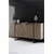 Hanah Home Luxe Komoda, Braon-Crna