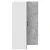 Zidni kutni ormar LUCCA Betonska siva 57 x 57 x 100 cm