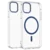 Transparent Color Ring MagSafe maska za iPhone 14 Plus – Plava
