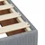 Vidaxl Box spring postelja z vzmetnico svetlo siva 200x200 cm blago