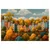 Slika jesensko mesto med drevesi - 40x30
