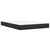 Vidaxl Box spring postelja z vzmetnico črna 140x200 cm žamet