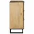 Vidaxl Strani šal s predalom Rjava 60 x 33.5 x 75 cm Trden mangov les