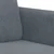 Vidaxl Dvosed temno siv 120 cm žamet