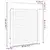 Roletna Bijeli 80 x 100 cm Aluminij i poliuretan