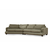 ATELIER DEL SOFA Sofa River 4 Seater Left (Xc Left 2R) Green
