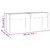 Sadilica s oblogom 203 x 53 x 76 cm od masivne jelovine