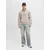 JACK & JONES Majica JJESoho greige/črna