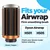 Čvrsta gladilna krtača za Dyson Airwrap HS01, HS05, Nickel / Copper