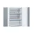 Bosch Kombinovani frižider KGN36VLED, Sivi