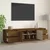 TV ormarić smeđa boja meda 176 x 37 x 47,5 cm masivna borovina