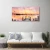 tulup.si Slika na steklu Pier sunset lake 120x60 cm 4 obešalnika