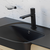 Alfa baterija za lavabo matt black