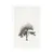 Plakat minimalistično listnato drevo - 30x45 silver