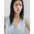 MANGO Top VION  opal / svetlo modra