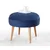 Atelier del Sofa Tabure 52x44cm, Tamnoplavo