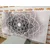 Slika orientalska Mandala v črnobeli izvedbi - 100x50