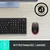 LOGITECH M190 Full-size wireless mouse - RED - 2.4GHZ - EMEA - M190