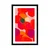 Plakat s paspartujem živopisane linije listja - 30x45 no frame