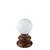 Opviq Stona lampa Mars, Braon-bela