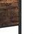 Vidaxl Kovinski posteljni okvir brez vzmetnice dimljen hrast 183x213cm