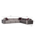 Atelier del Sofa Ugaona garnitura Lego Siva