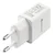 EverActive SC-100 Polnilnik, 1xUSB 1A, Bel
