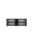 Hanah Home komoda Ida 180, 180 cm, antracit / zlatna