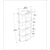Hanah Home Polica za kuću Ayzi, 57,6x137,5x27 cm, Bež