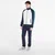 Mikina FRED PERRY Contrast Sleeve Track Jacket Snow White S