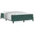 Vidaxl Postelja boxspring z vzmetnico Temno zelena 140 x 200 cm Žamet